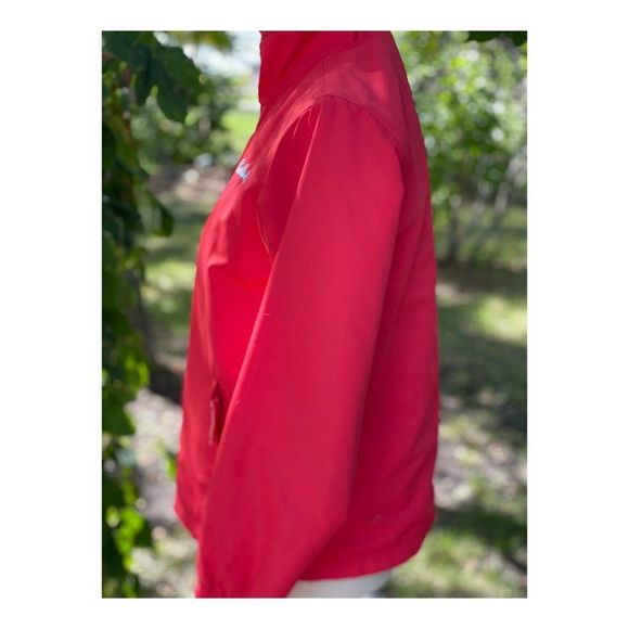 Cabela's Red Fall Jacket Fleece Lined Full Zip Sz L - Picture 11 of 13